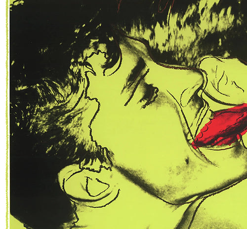 Andy Warhol Querelle Green 1983 original offset lithograph art poster showcasing bold colors and artistic design by Andy Warhol.