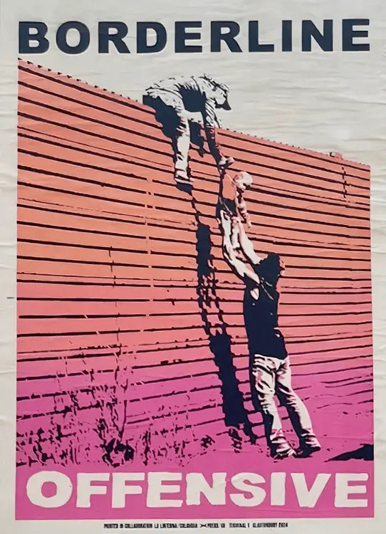 https://cdn.fairart.io/medium_Banksy_Borderline_Offensive_Glastonbury_Poster_1_35fd66c672.png