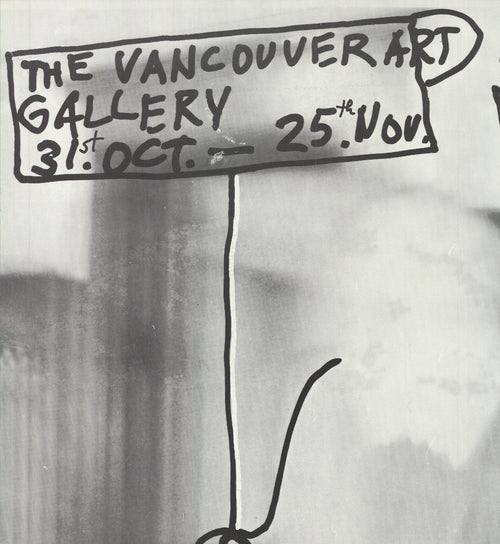 Dieter Roth graphics and books exhibition offset lithograph art poster showcasing abstract designs and bold typography.