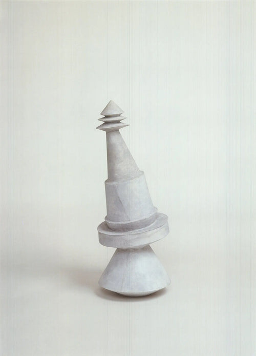 Abraham David Christian Calais Museum of Fine Arts 1988 exhibition poster featuring abstract artwork by the artist.
