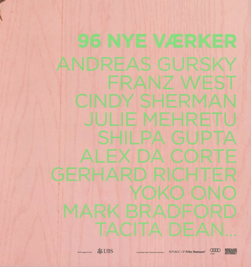 Alex Da Corte Borderland State 2016 offset lithograph exhibition poster featuring abstract artwork and vibrant colors.