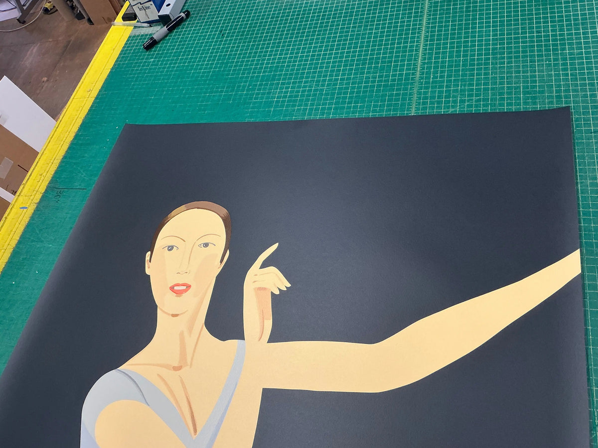 Original Alex Katz Sarah American Dance Festival 2011 large serigraph poster featuring vibrant abstract dance imagery by the artist.