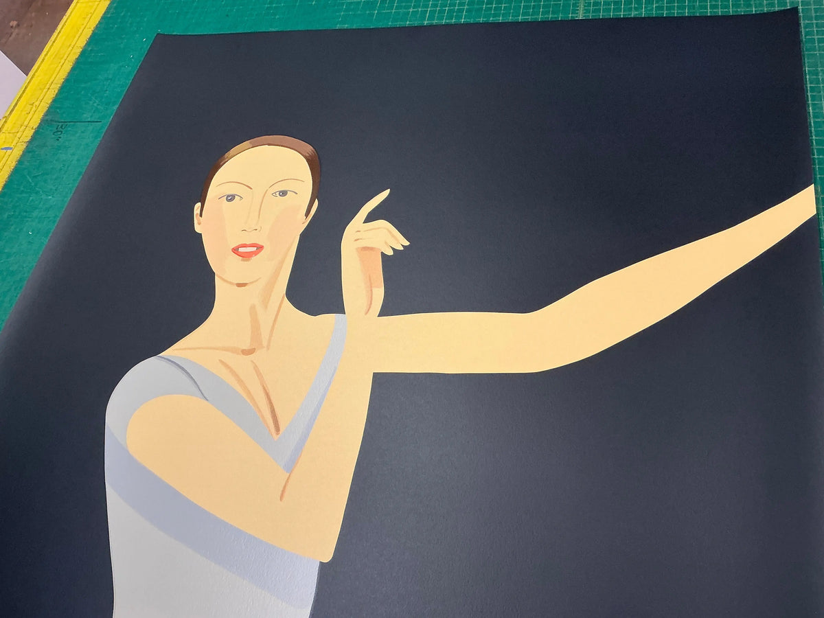 Original Alex Katz Sarah American Dance Festival 2011 large serigraph poster featuring bold, colorful abstract dance imagery by the artist.