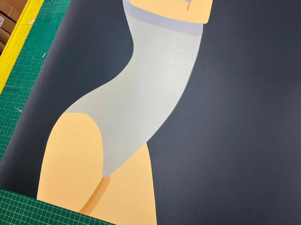 Original Alex Katz Sarah American Dance Festival 2011 large serigraph poster featuring vibrant abstract dance imagery and bold colors.