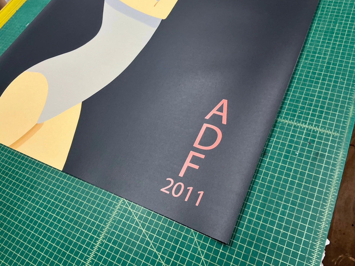 Original Alex Katz Sarah American Dance Festival 2011 large serigraph poster featuring vibrant abstract dance-themed artwork.