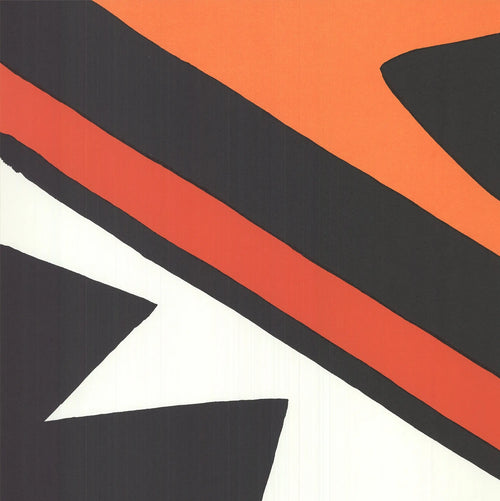Alexander Calder La Grenouille et la Scie 1971 lithograph poster featuring abstract frog and saw design by Calder