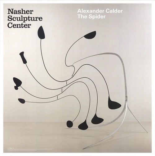 Alexander Calder The Spider 2003 lithograph poster featuring the iconic sculpture at Nasher Sculpture Center, vibrant and detailed artwork