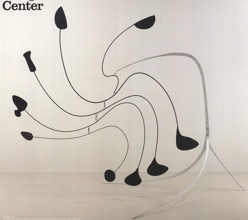 Alexander Calder The Spider 2003 lithograph poster featuring Calder's iconic sculpture art from the Nasher Sculpture Center.