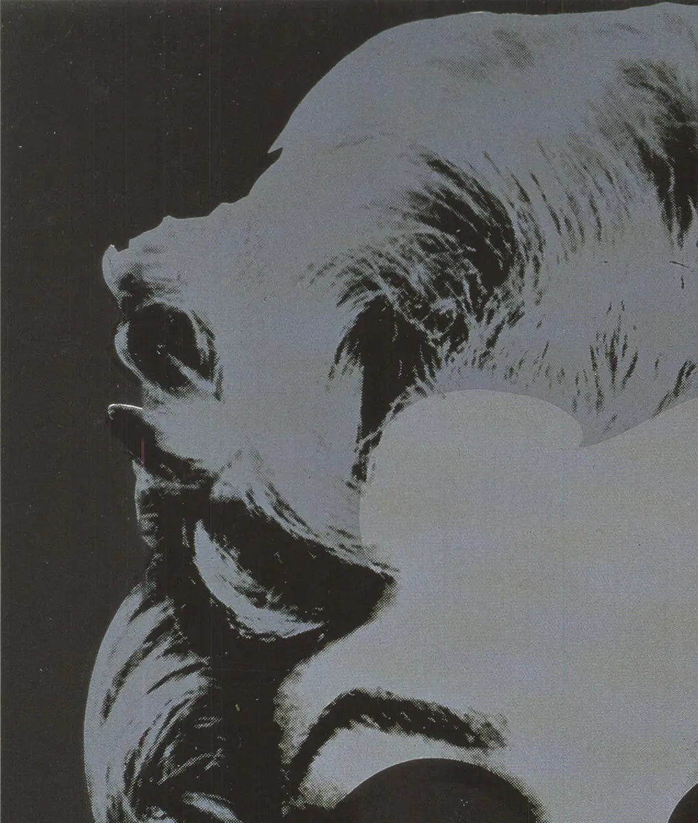 Original Andy Warhol Marilyn Black Mini 1995 offset lithograph art poster, featuring iconic Marilyn Monroe image in black.