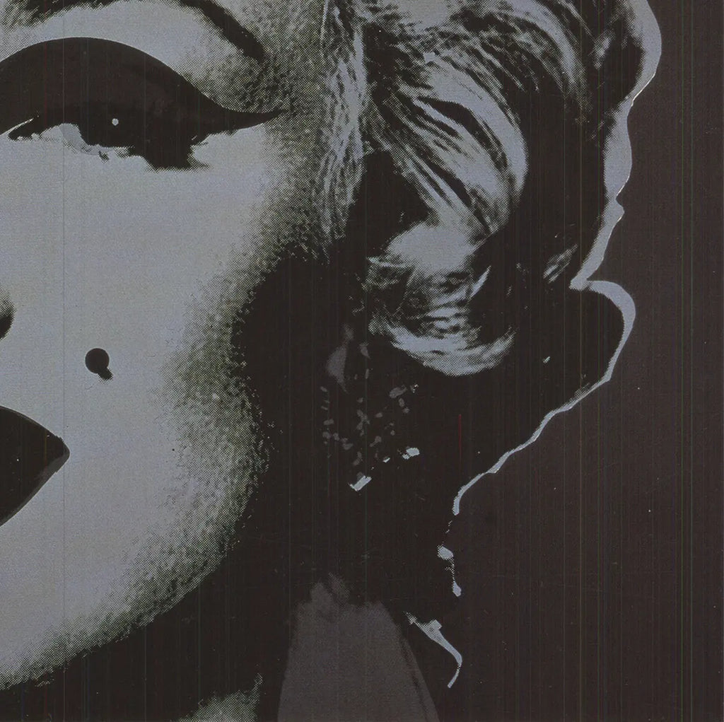 Original Andy Warhol Marilyn Black Mini 1995 offset lithograph art poster showcasing Warhol's iconic pop art style