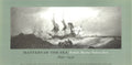 British Marine Watercolors exhibition poster from 1987 featuring art of ships and seascapes, created by an unknown artist.