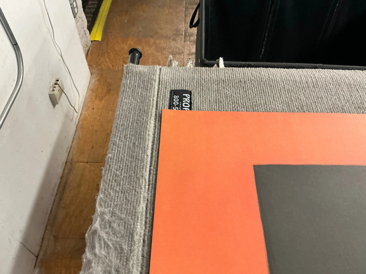 Francis Bacon lithograph poster featuring a figure in a room from the 1980 exhibition, showcasing his distinctive artistic style.