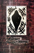 Bill Jensen Philadelphia Art Museum exhibition offset lithograph art poster showing abstract design and vibrant colors.