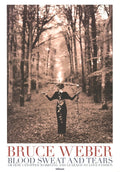 Bruce Weber Lady Balancing Branch 1995 first edition exhibition art poster featuring a woman balancing a branch.