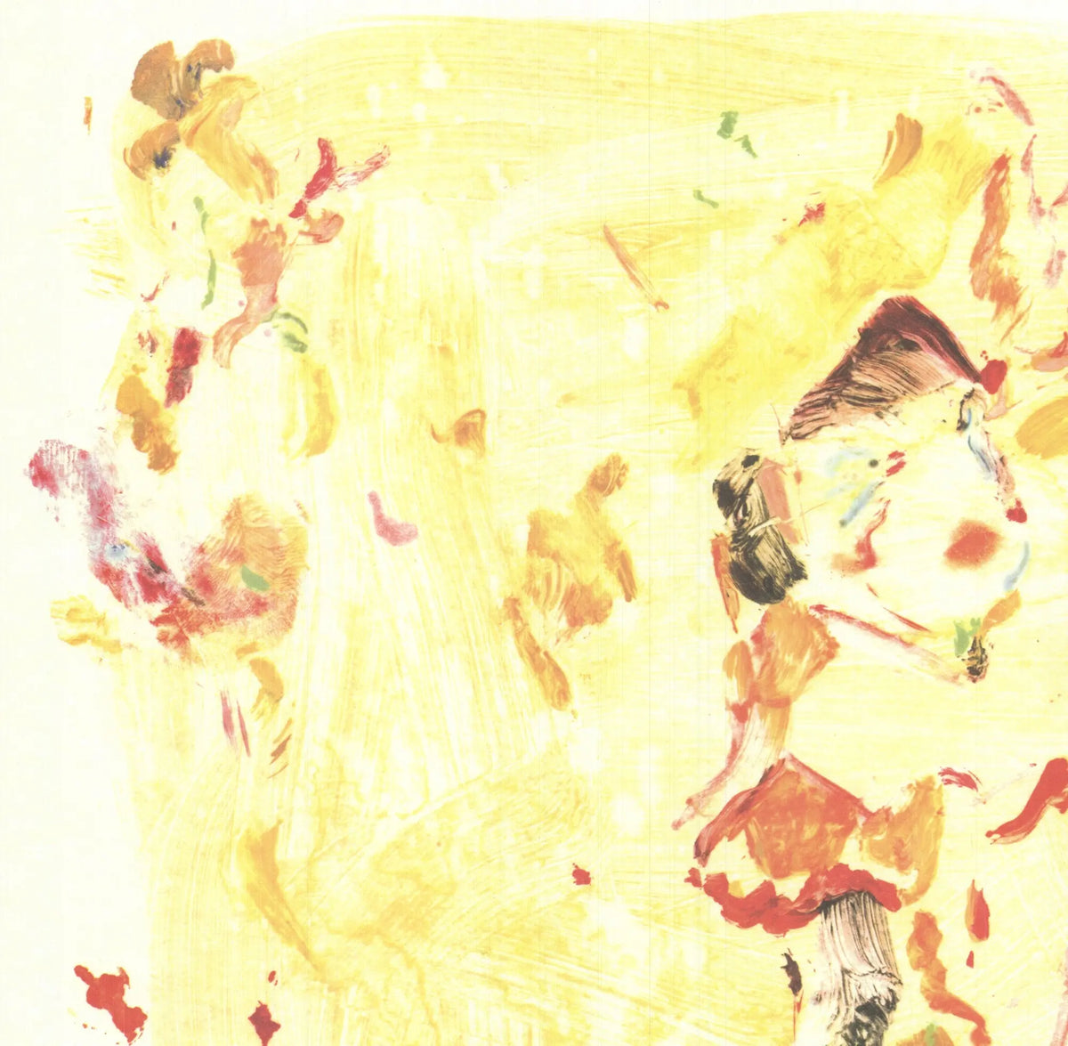Original Cecily Brown American Dance Festival 2001 signed limited edition serigraph featuring abstract dance-inspired artwork.
