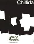 Original Eduardo Chillida Galerie Maeght 1968 abstract lithograph poster showcasing modern art and abstract design.