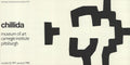 Eduardo Chillida lithograph from the 1980 Museum of Art exhibition at Carnegie Institute, showcasing abstract sculpture designs.