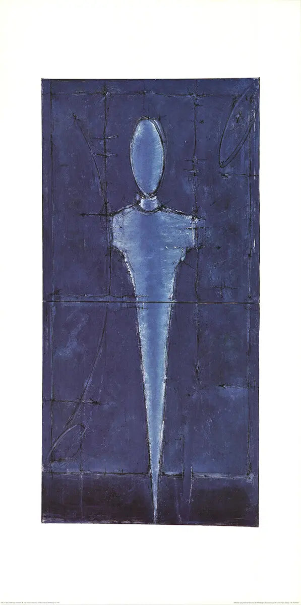Heinz Felbermair Untitled 1999 abstract offset lithograph art poster showcasing modern, colorful geometric design.