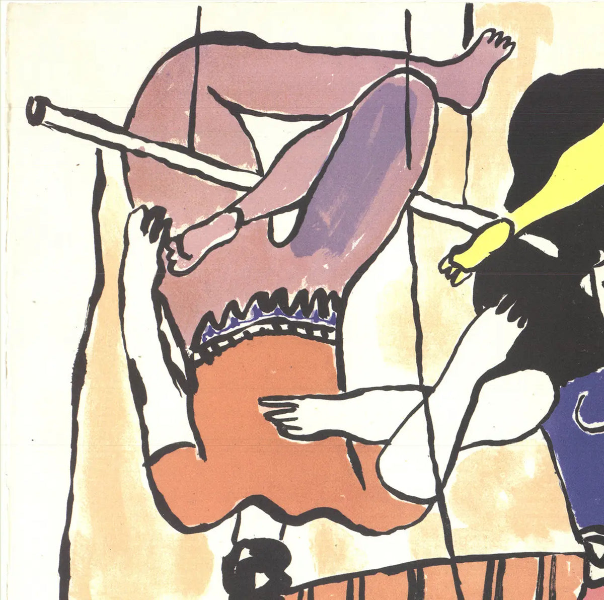 Fernand Leger Circus Family poster print, featuring bold abstract artwork from the Baltimore Museum exhibition.