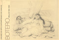 Original Fernando Botero lithograph poster from the 1980-1985 drawings exhibition, showcasing Botero's distinctive artistic style.