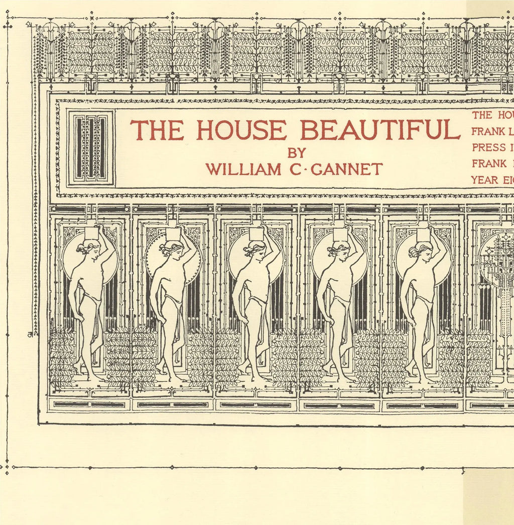 Frank Lloyd Wright The House Beautiful 1992 Guggenheim Exhibition poster featuring architectural artwork and exhibition details.