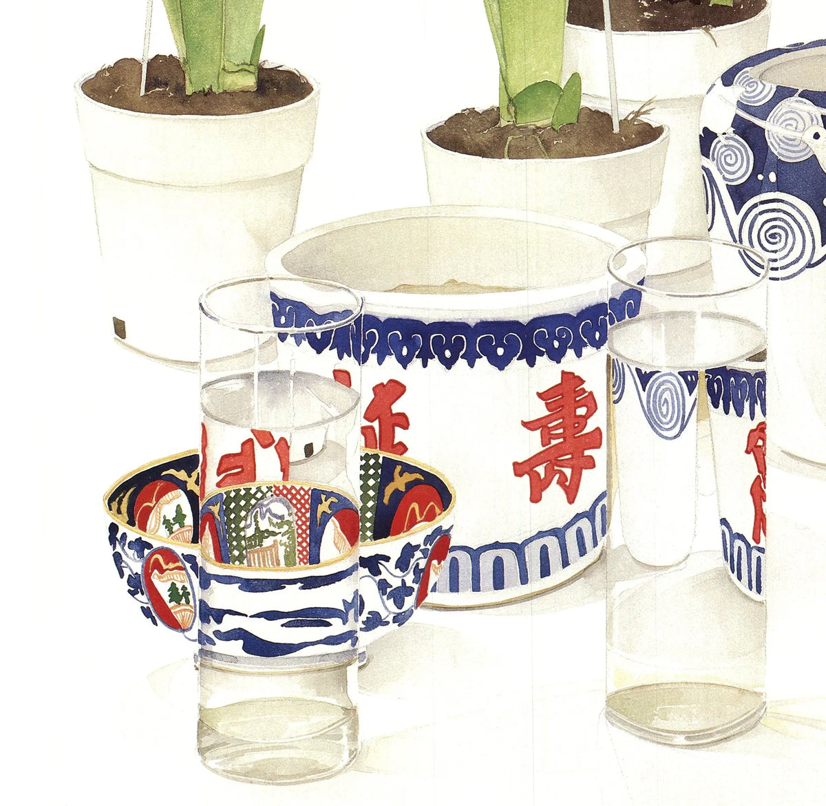 Gary Bukovnik California Still Life No. 14 1986 floral lithograph showing vibrant flowers and detailed botanical artwork