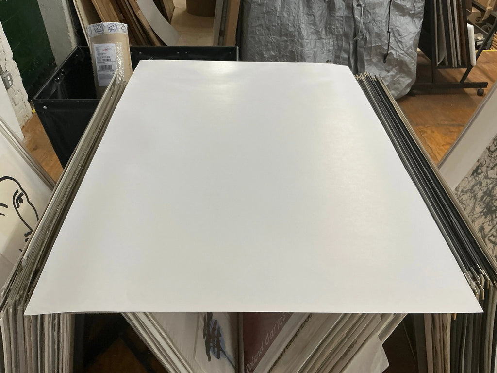 Large offset lithograph art poster of mythological figures by George Condo featuring vibrant, surreal illustrations.