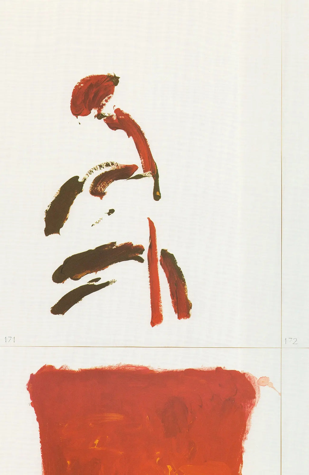 Gerald Gasiorowski Pots De Fleurs 1995 Galerie Maeght exhibition poster featuring colorful floral pottery artwork