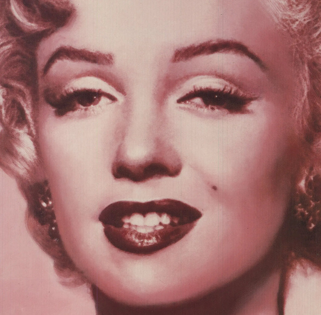 Vintage Gottfried Helnwein Marilyn 1992 offset lithograph poster print showcasing his artistic portrait of Marilyn Monroe.