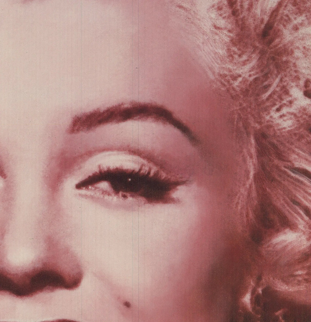 Vintage Gottfried Helnwein Marilyn 1992 offset lithograph poster print, featuring iconic artwork of Marilyn Monroe.