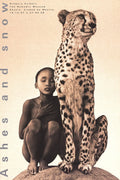Gregory Colbert art poster featuring a child with a cheetah in Mexico City, 2007, showcasing a captivating wildlife photography scene.