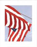 Gretchen Dow Simpson signed limited edition serigraph print featuring flags, created in 1991, with vibrant colors and detailed design.