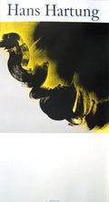 Hans Hartung Stormcloud 1985 abstract lithograph art poster print showing bold, dynamic brushstrokes and textured design.