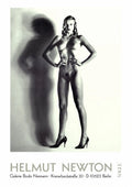 Helmut Newton Big Nude 1992 original exhibition offset lithograph poster featuring a large nude figure by the photographer.