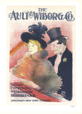 Vintage Mourlot Freres lithograph of Henri de Toulouse-Lautrec's "Au Concert" from 1966, showcasing colorful concert scene artwork.