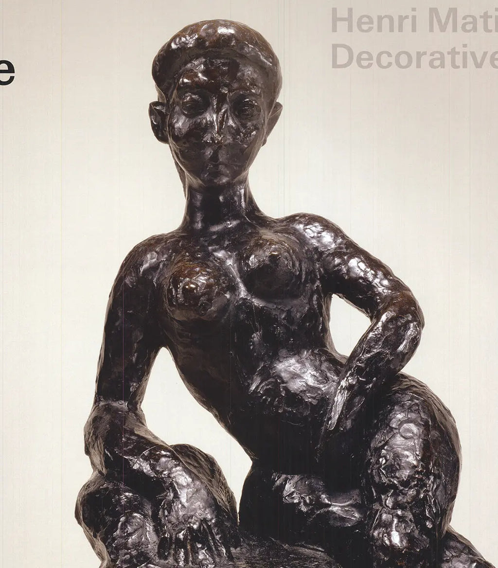 Henri Matisse decorative figure art poster print from 2003 exhibition, offset print featuring vibrant colors and artistic design.