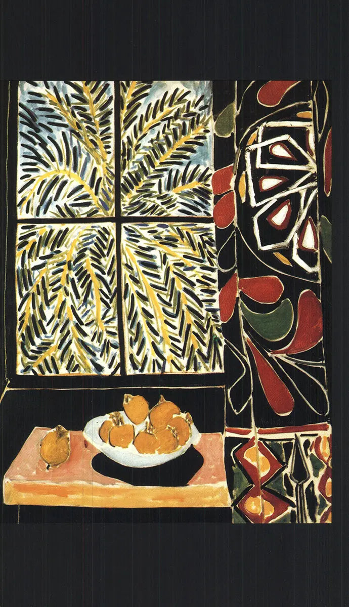 Vintage Henri Matisse offset lithograph poster from 1992, featuring original artwork by the renowned artist.