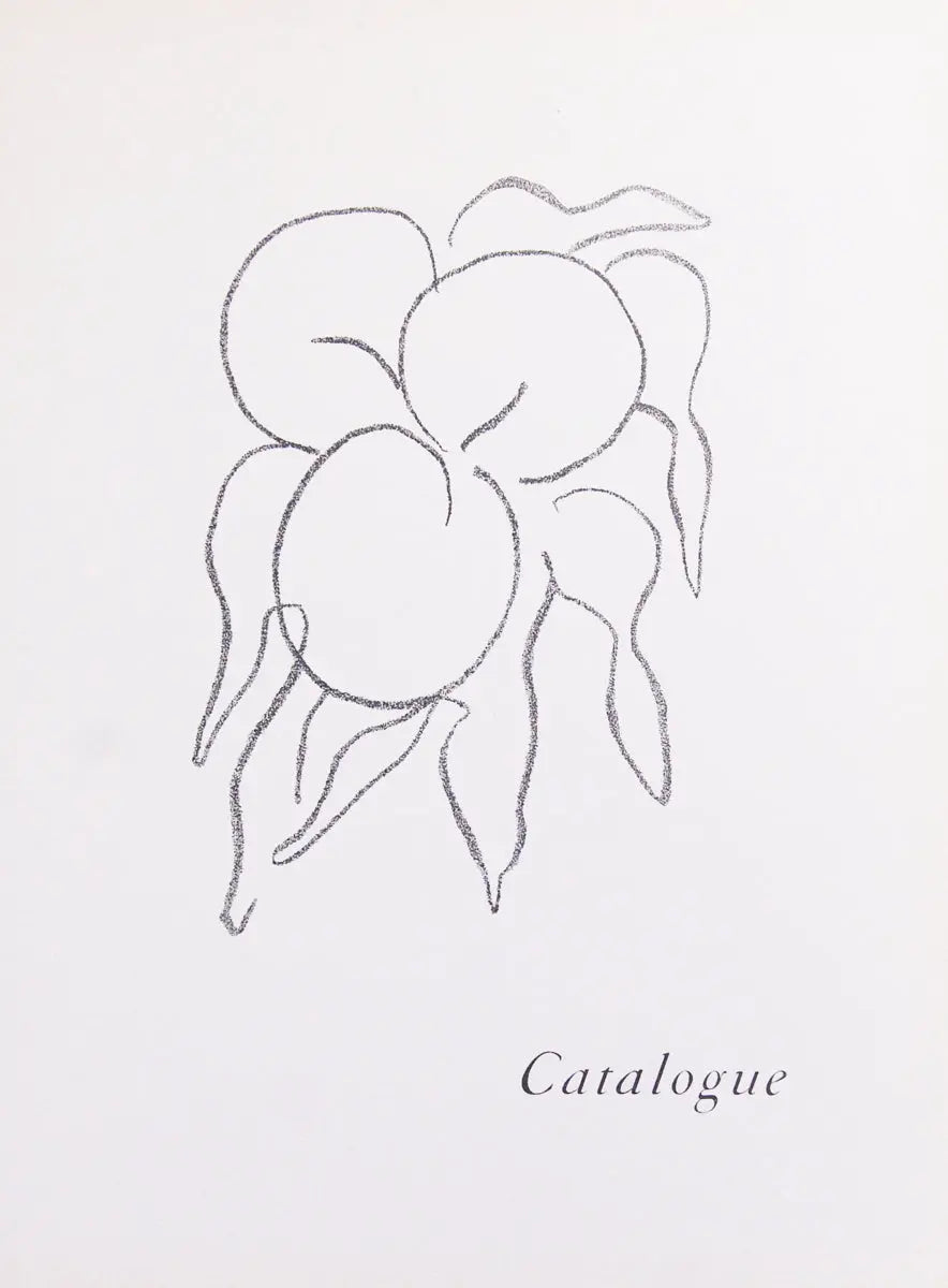 Original Henri Matisse Fruits 1964 lithograph, limited edition Mourlot press print showing vibrant fruit artwork.