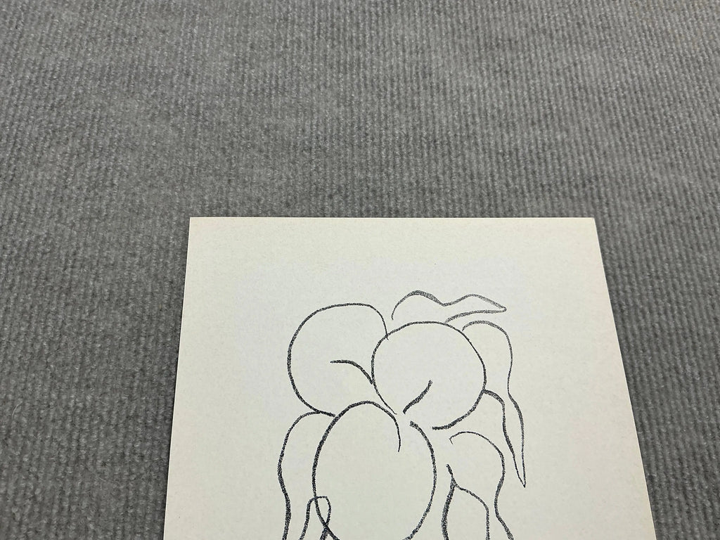 Original Henri Matisse Fruits 1964 lithograph, limited edition Mourlot print showcasing vibrant fruit artwork by the artist.