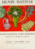 Henri Matisse 1947 original stone lithograph from Musée National d’Art Moderne, featuring abstract shapes and bold lines.