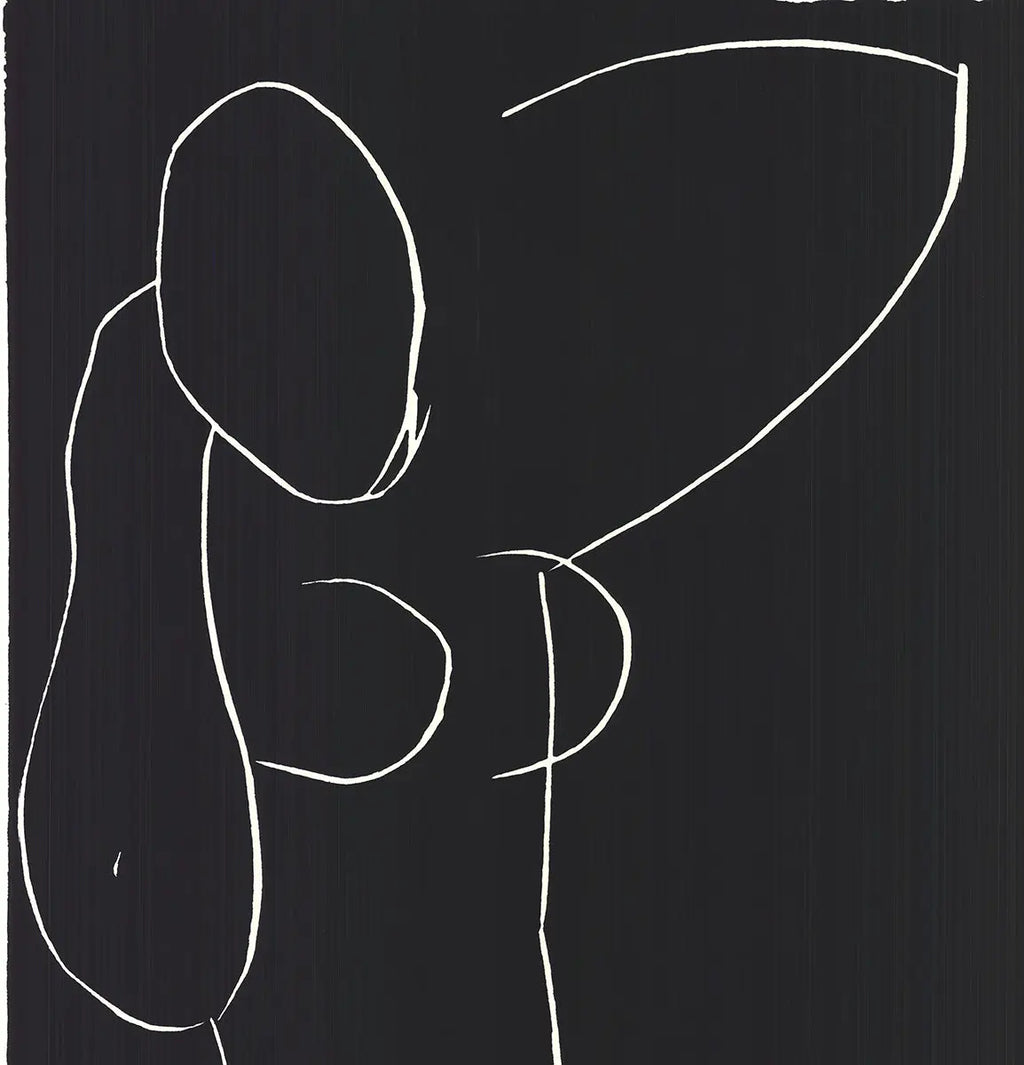 Large Henri Matisse Nu Assis I 1989 serigraph art poster featuring a seated female figure in vibrant colors.