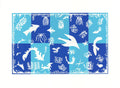 Henri Matisse Polynesie La Mer abstract marine serigraph art poster featuring vibrant ocean-inspired colors and flowing sea forms.