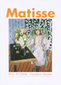 Henri Matisse The Black Table exhibition poster featuring vibrant artwork, displayed at Fondation Beyeler.