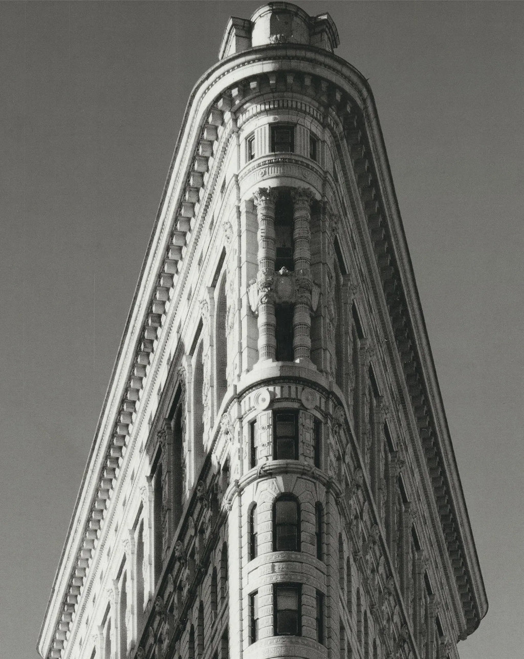 Henri Silberman Flatiron Building New York 1998 vertical art poster showcasing skyscraper and city skyline view