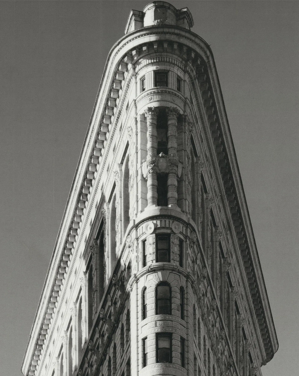 Henri Silberman Flatiron Building New York 1998 vertical art poster showcasing skyscraper and city skyline view