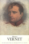 Horace Vernet portrait of Napoleon offset lithograph art poster, 1972, featuring detailed historical artwork of Napoleon Bonaparte.