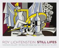 Roy Lichtenstein Still Life With Palette Rare Exhibition Art Poster