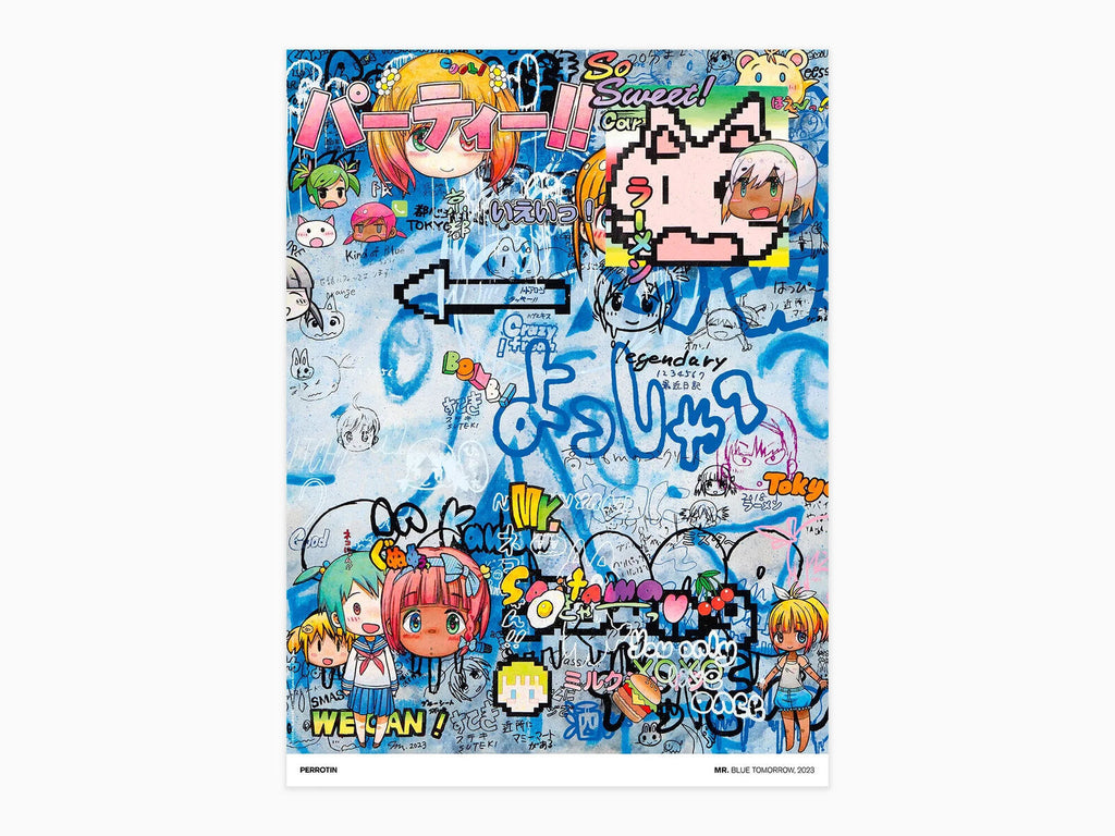 Mr. Blue Tomorrow 2023 Signed Limited Edition Offset Print Artwork