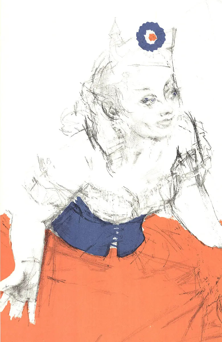 Jack Levine lithograph poster titled "Marianne and The Goddess of Liberty" from 1967, featuring artistic imagery of Marianne and Liberty.