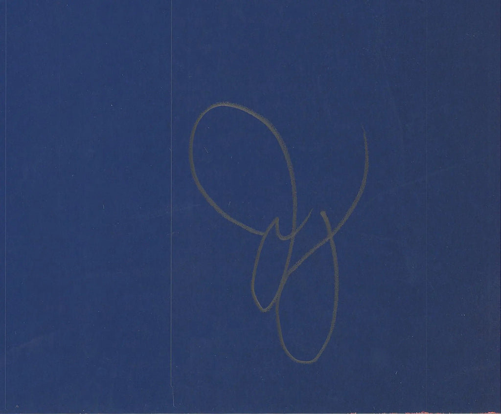 Signed Jack Youngerman Amnesty International 1977 original serigraph art poster showing bold abstract design and vibrant colors.